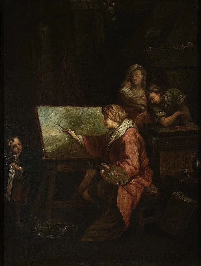Il pittore nello studio - National Museum in Warsaw